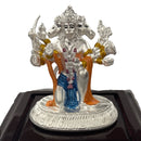 999 Pure Silver Lord Panchmukhi Hanuman 3.5-inch Tall Idol / Statue / Murthi (Figurine