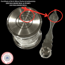 925 Sterling Silver Hallmarked Nakashi Puja Patra / Channa Mitra Set - Set