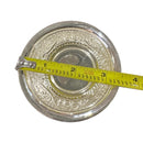 925 Sterling Silver Designer Puja Bowl with Stand - Style