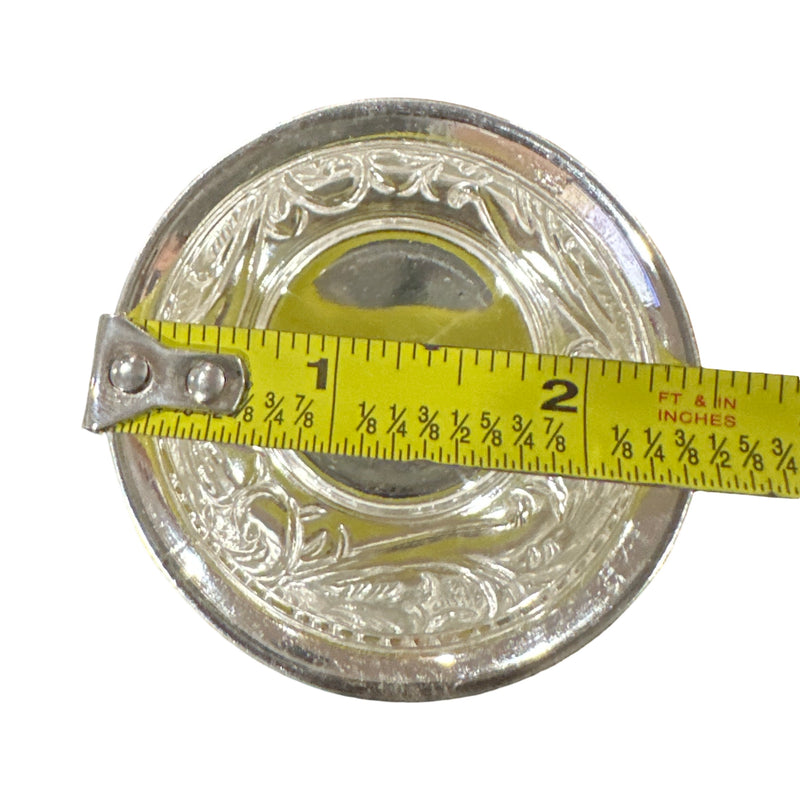 925 Sterling Silver Designer Puja Bowl with Stand - Style