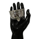 925 Sterling Silver Designer Puja Bowl with Stand - Style