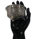 925 Sterling Silver Designer Puja Bowl with Stand - Style