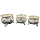 925 Sterling Silver Designer Puja Bowl with Elephant Stand - Style