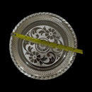 925 Sterling Silver Hallmarked Designer BIG Puja Plate - Style