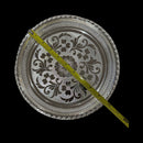 925 Sterling Silver Hallmarked Designer BIG Puja Plate - Style