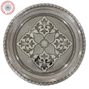 925 Sterling Silver Hallmarked Designer BIG Puja Plate - Style