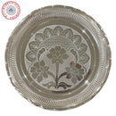 925 Sterling Silver Hallmarked Designer Puja Plate - Style