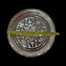 925 Sterling Silver Hallmarked Designer Puja Plate - Style