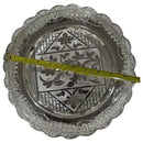 925 Sterling Silver Designer Hallmarked Puja Plate with Elephant Stand - Style