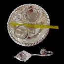 925 Sterling Silver 7.0 inch Hallmarked Puja Set - 7.0" Set