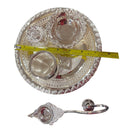 925 Sterling Silver 7.0 inch Hallmarked Puja Set - 7.0" Set