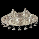 925 Sterling Silver 7.0 inch Hallmarked Ghungharoo Puja Set
