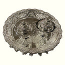 925 Sterling Silver 7.0 inch Hallmarked Puja Set - 7.0" Set