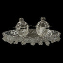 925 Sterling Silver 7.0 inch Hallmarked Puja Set - 7.0" Set
