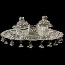 925 Sterling Silver 7.0 inch Hallmarked Puja Set - 7.0" Set