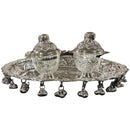 925 Sterling Silver 7.0 inch Hallmarked Puja Set - 7.0" Set