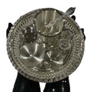 925 Sterling Silver 8.0 inch Hallmarked Puja Set - 8.0" Set