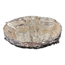 925 Sterling Silver 10.0 inch Hallmarked Exclusive Puja Set - 10" Set