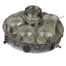 925 Sterling Silver 10 inch Hallmarked Exclusive Designer Ashta Lakshmi Puja Set - 10.0" Set