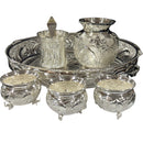 925 Sterling Silver 12.0 inch Hallmarked Exclusive Puja Set - 12.0" Set