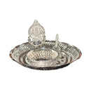 925 Sterling Silver Hallmarked 6.0-inch Puja Set - 6.0" Set