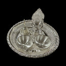 925 Sterling Silver Hallmarked 6.5-inch Puja Set- 6.5" Set