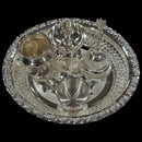925 Sterling Silver 6.0-inch Hallmarked Puja Set - 6.0 Set