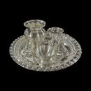 925 Sterling Silver 7.0 inch Hallmarked Puja Set - 7.0" Set