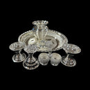 925 Sterling Silver 7.0 inch Hallmarked Puja Set - 7.0" Set