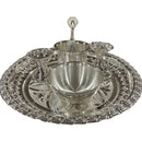 925 Sterling Silver 7.0 inch Hallmarked Puja Set - 7.0" Set