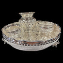 925 Sterling Silver 8.0 inch Hallmarked Exclusive Puja Set - 8.0" Set