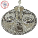 925 Sterling Silver 8.5 inch Puja Exclusive Hallmarked Set - 8.5" Set