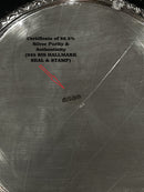 925 Sterling Silver 6.5 inch Hallmarked SMALL Exclusive Puja Set - 6.5" Set