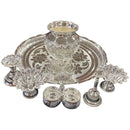 925 Sterling Silver 9.0 inch Puja Exclusive Hallmarked Set - 9.0" Set