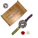 925 Sterling Silver OM Rakhi Designer Gift Set