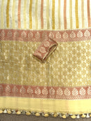 Authentic  Banarasi Khaddi Georgette Silk Saree