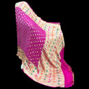 Authentic Banarasi Bandhej Georgette Silk Saree