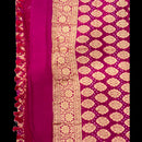 Authentic Banarasi Bandhej Georgette Silk Saree