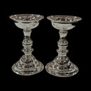 925 Sterling Silver Hallmarked Small Round Diya Set / Kuthu Vilakku Pair