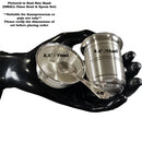 999 Pure Silver Hallmarked Anna Prasanam 75ml Glass, 70ml Bowl & Spoon Set - 2.5-inch Set