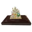 999 Pure Silver Lord Shiv Family idol  - 3.5-inch Tall Statue / Murti (Figurine