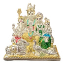 999 Pure Silver Lord Shiv Family idol  - 3.5-inch Tall Statue / Murti (Figurine