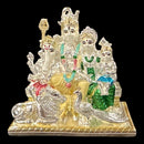 999 Pure Silver Lord Shiv Family idol  - 3.5-inch Tall Statue / Murti (Figurine