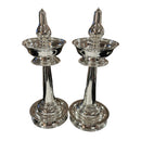 925 Sterling Silver Hallmarked Kerala Samai / Kuthu Vilakku Pair -Style