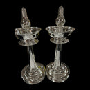 925 Sterling Silver Hallmarked Kerala Samai / Kuthu Vilakku Pair -Style