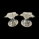 925 Sterling Silver Hallmarked 5-Star  Diya (Kundulu / Vilakku) Pair