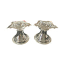 925 Sterling Silver Hallmarked 5-Star  Diya (Kundulu / Vilakku) Pair