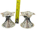 925 Sterling Silver Hallmarked 5-Star  Diya (Kundulu / Vilakku) Pair