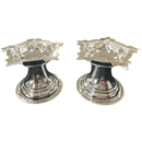 925 Sterling Silver Hallmarked 5-Star  Diya (Kundulu / Vilakku) Pair