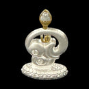 999 Pure Silver Tamil OM 1.5-inch Tall Statue